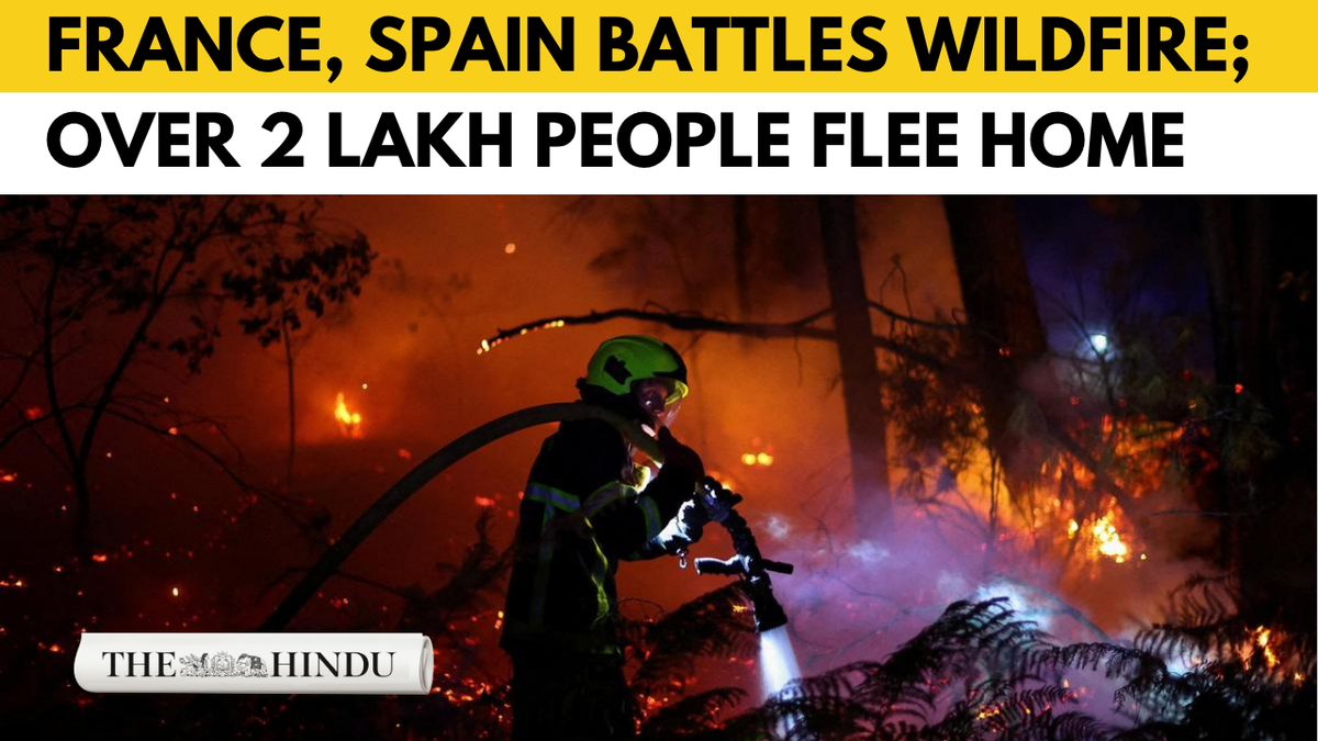 Watch: France’s wildfire crisis deepens: Military aircraft, evacuations & tour disruption