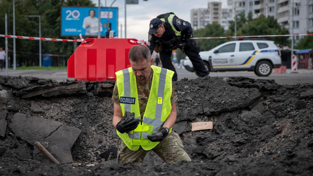Six injured as Russia strikes Kyiv with missiles, officials say