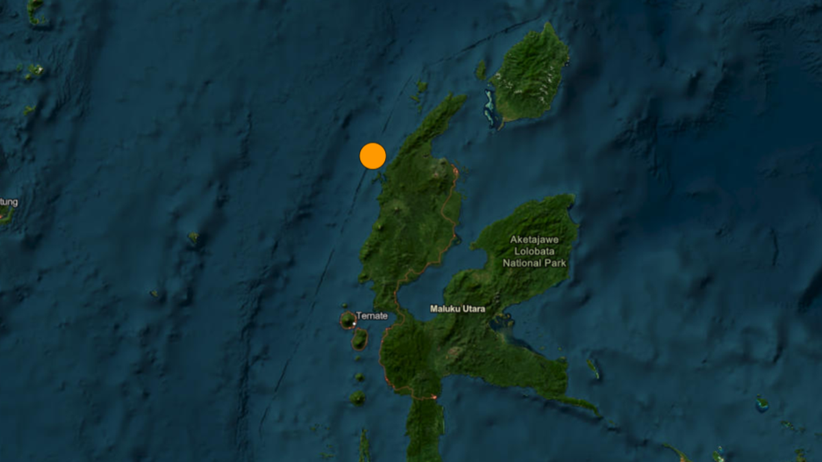 Earthquake of magnitude 6.2 strikes Halmahera, Indonesia