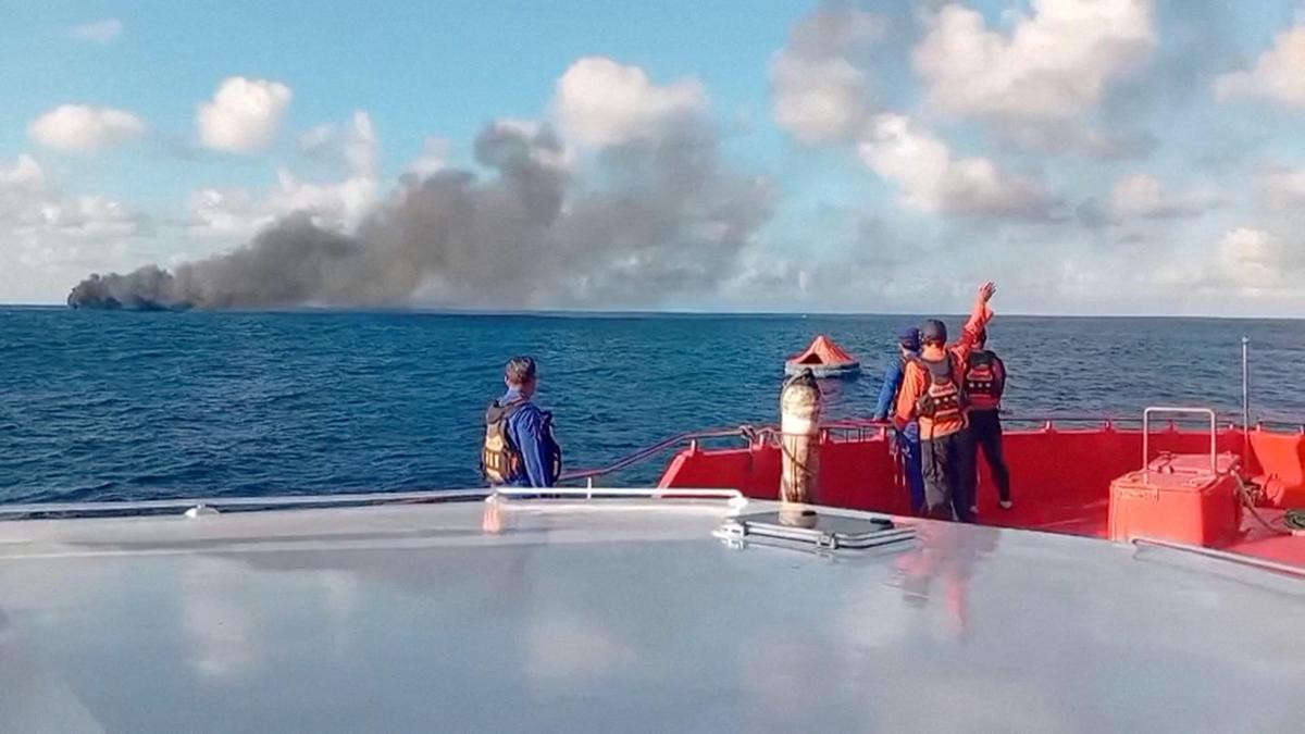 Passengers rescued as second ferry in days catches fire in Indonesia