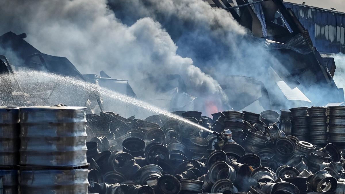 Russian strike on warehouse in Ukraine’s Kyiv region causes detonation, killing at least 27