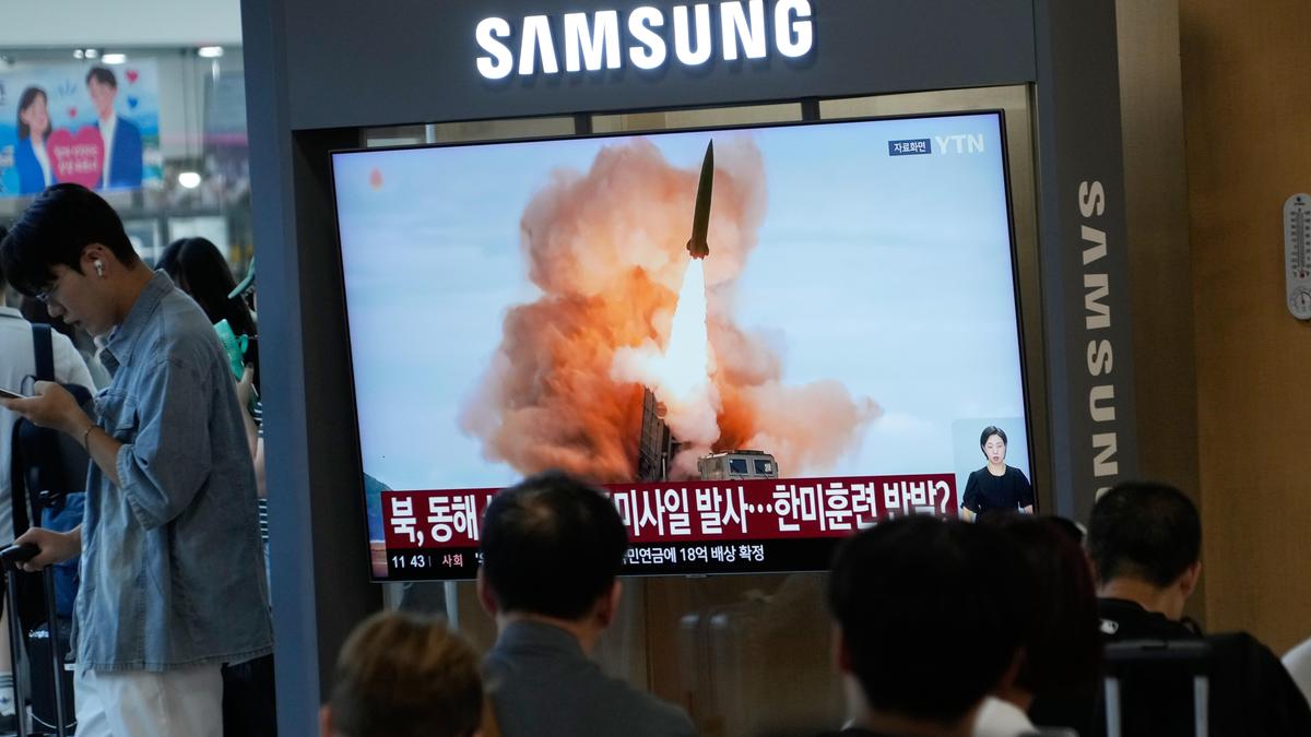North Korea launches another missile towards sea ahead of U.S.-South Korean military drills