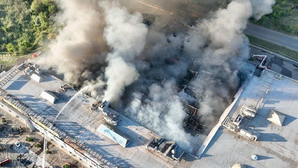 Ukraine says ‘cynical’ Russian strike on shopping centre killed 16