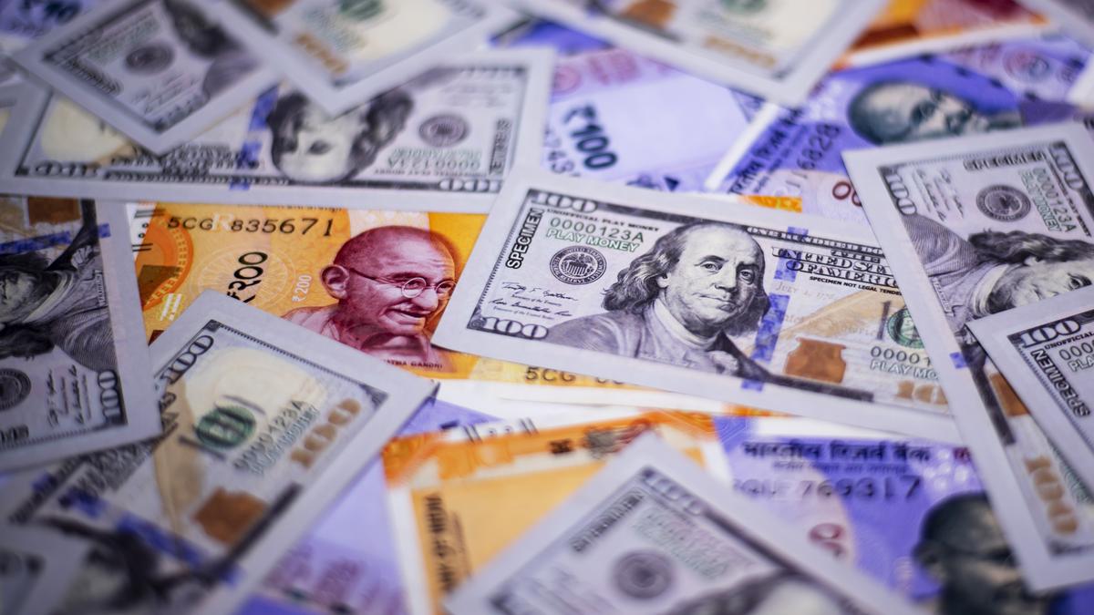 Rupee falls 13 paise to settle at 95.43 against U.S. dollar