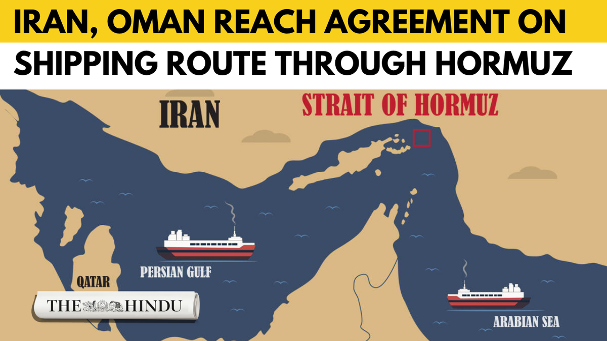 Watch: Iran , Oman reach understanding on shipping route through Strait of Hormuz