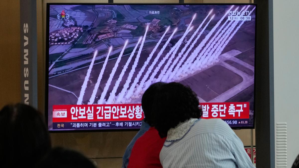 North Korea fires ballistic missiles toward sea after rivals’ military drill it sees as provocation
