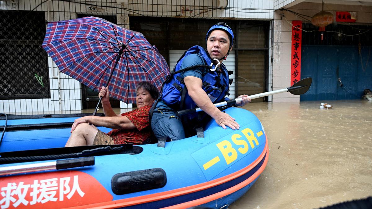 Typhoon Saudel brings torrential rain, flooding to China’s coastal areas