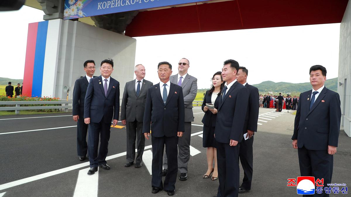 Russia, North Korea open first road link across shared border
