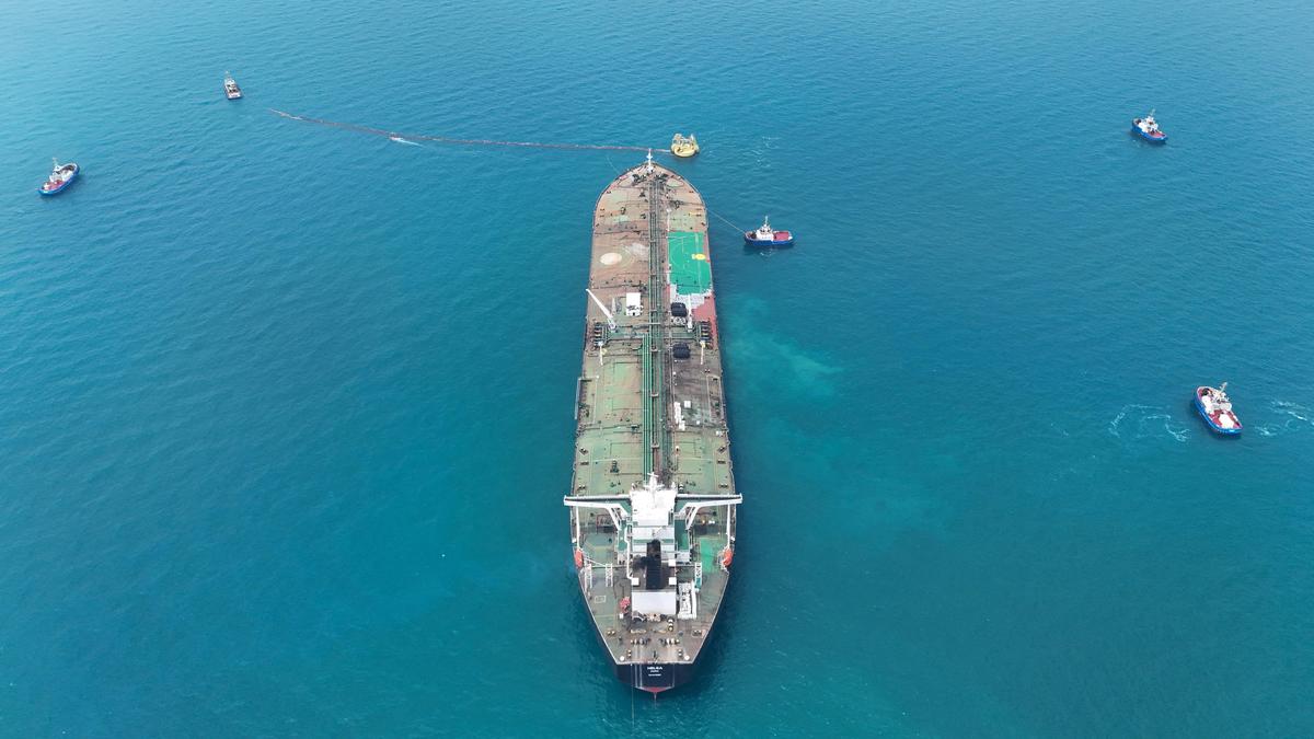 Oil prices jump more than  after new strikes on Saudi, Strait of Hormuz