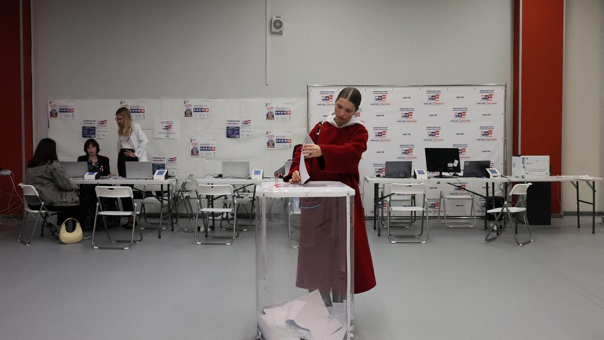 Russia holds parliamentary vote in areas it seized from Ukraine in the war