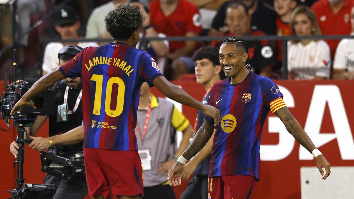 Raphinha hat-trick maintains Barcelona’s perfect LaLiga start