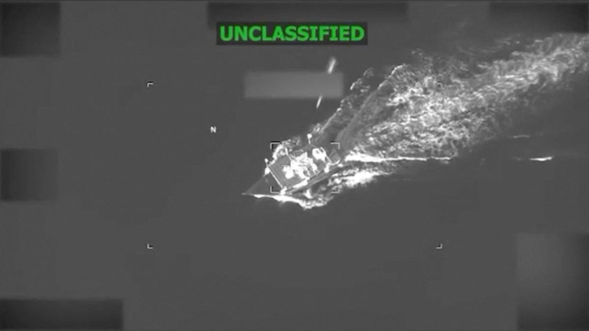 U.S. military says it killed 4 in strike on alleged drug-smuggling boat in Caribbean