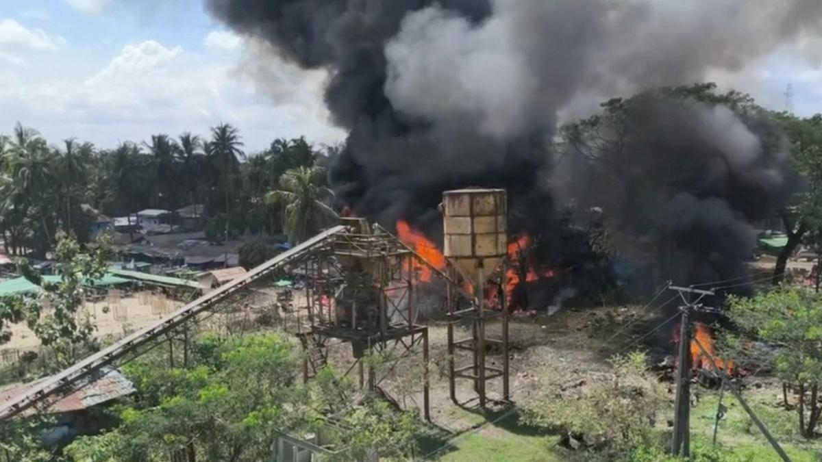 Myanmar airstrike toll hits 50 as families gather dead