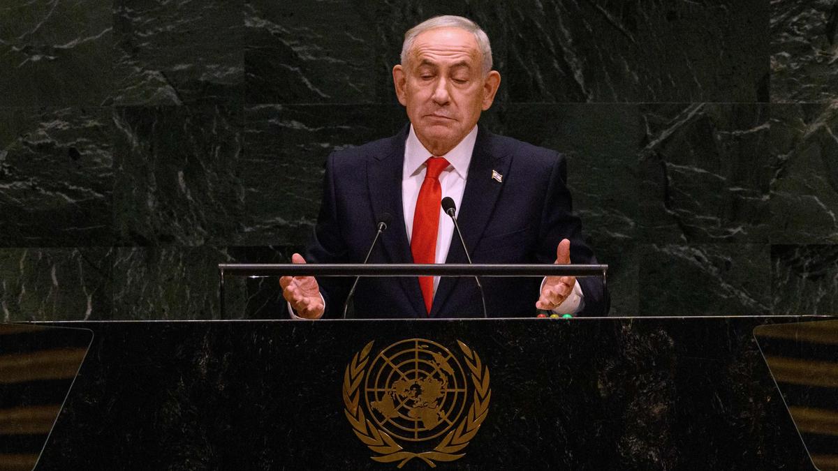 Israel’s Netanyahu, at UN, calls accusations of genocide in Gaza ‘the biggest lie of the century’