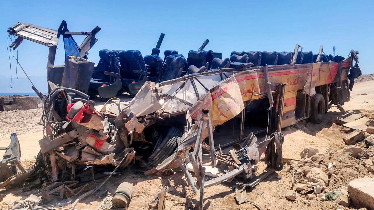 At least 22 have been killed in bus accident in Egypt’s Sinai Peninsula