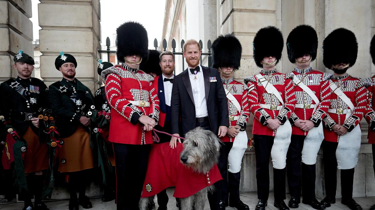 Prince Harry makes first public appearances ‘back on British soil’