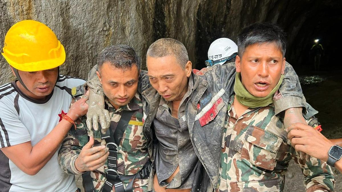 Rescuers in Nepal pull Chinese national and woman alive 10 days after devastating floods
