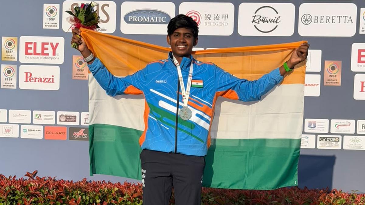 Yugan Sakthivel wins junior men’s trap event at ISSF Junior World Cup