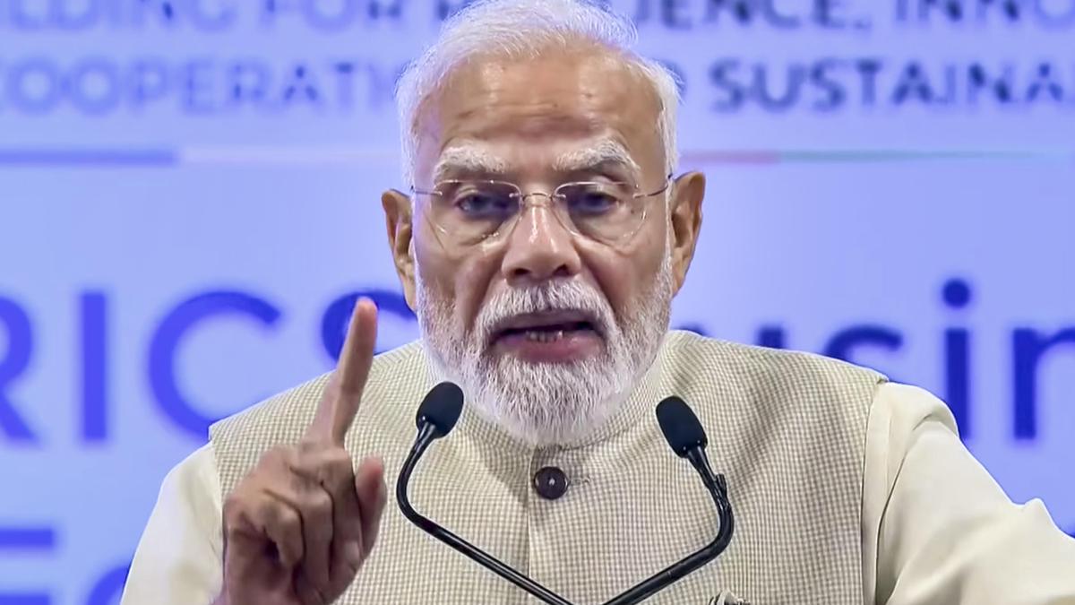 PM Modi highlights trade barriers, sea route disruptions at BRICS Business Forum