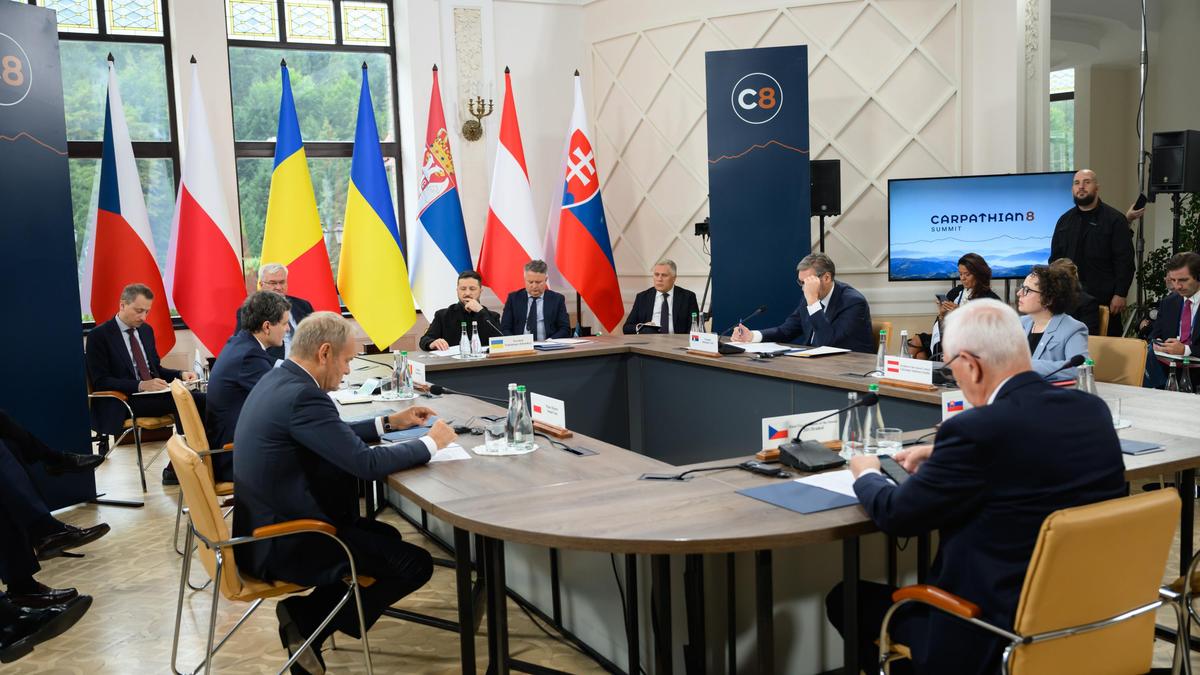 Zelenskyy hosts leaders from seven countries for regional summit