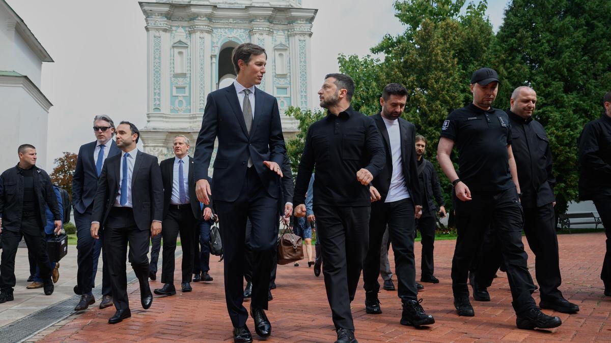U.S. envoys hold talks with Zelensky on first Kyiv visit