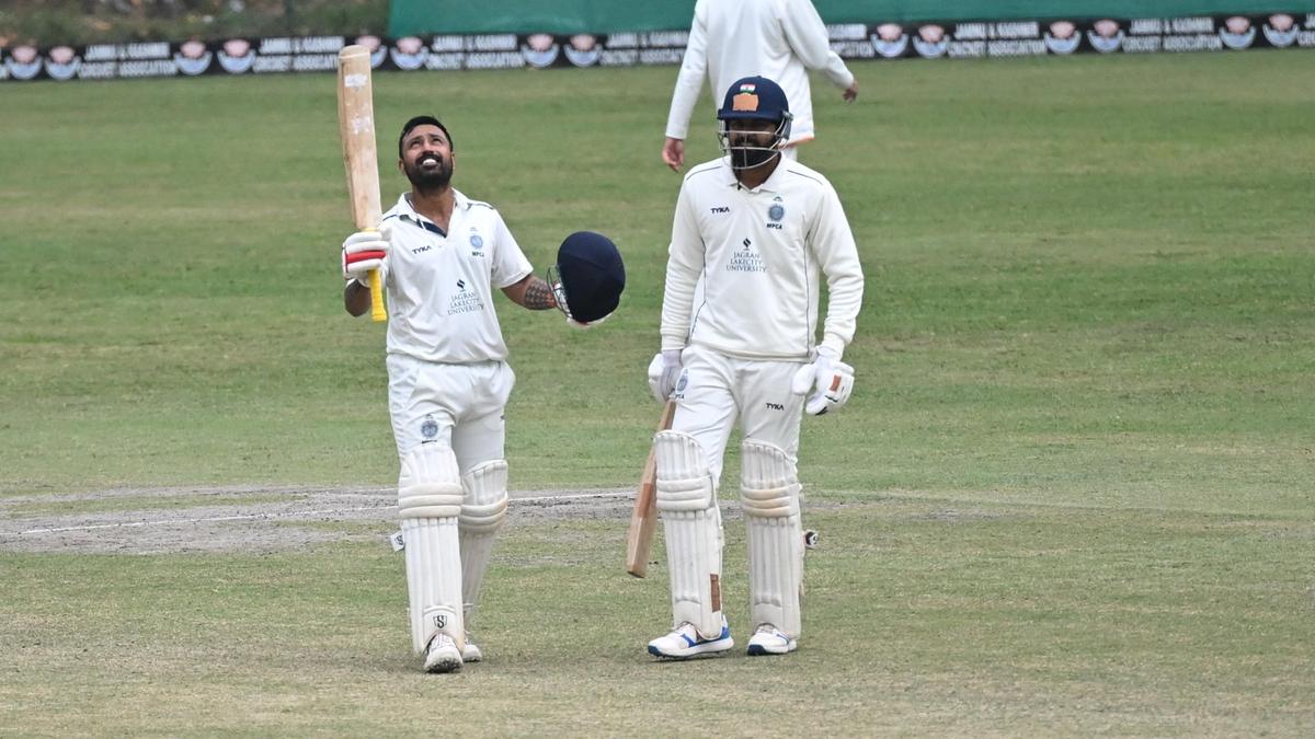 Ranji Trophy 2026-27: Rain helps J&K salvage a draw against Shubham’s M.P.