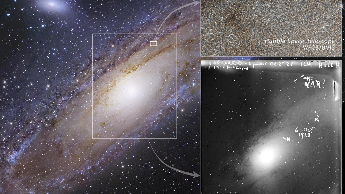 M31-V1, the star Hubble viewed and changed our universe