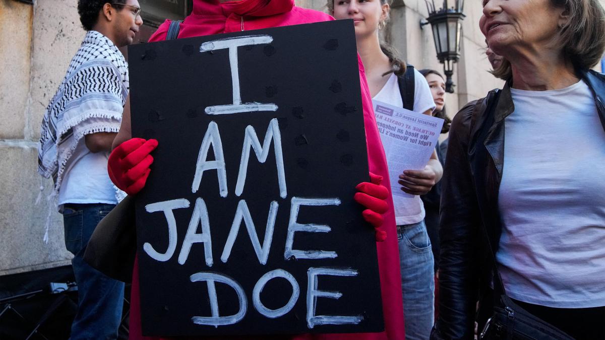Protesters stage ‘I Am Jane Doe’ rally in New York City against sexual violence
