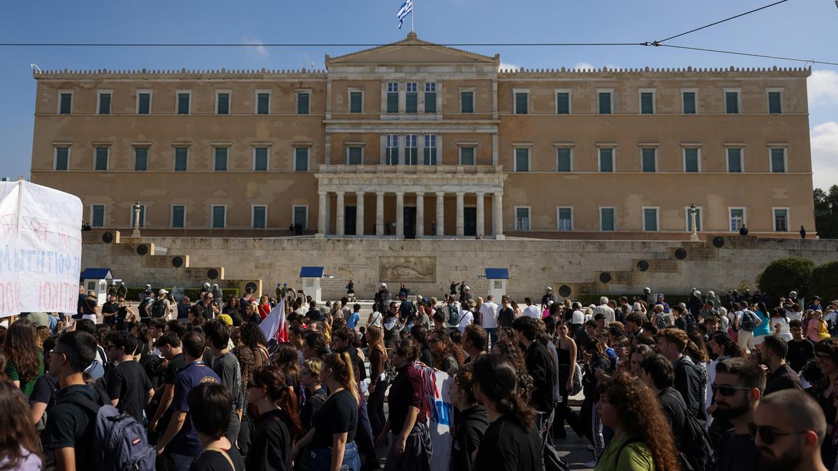 Thousands of students, teachers march through Greek capital to protest high cost of living