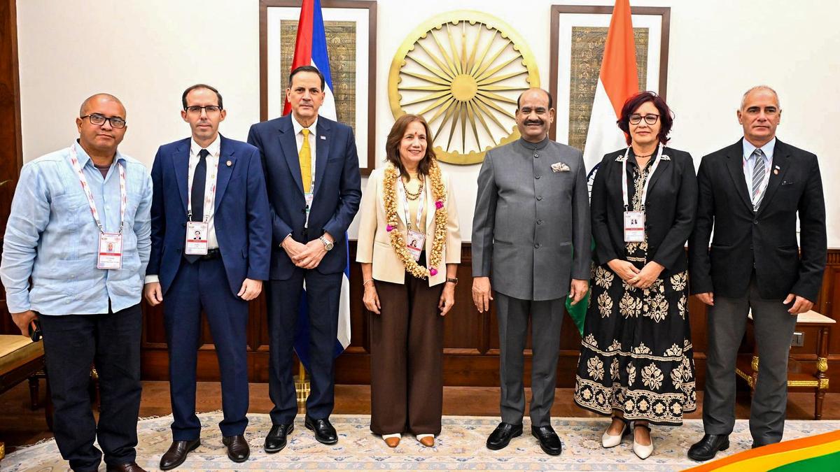 LS Speaker Om Birla meets counterparts from Cuba, Russia ahead of BRICS parliamentary forum meeting