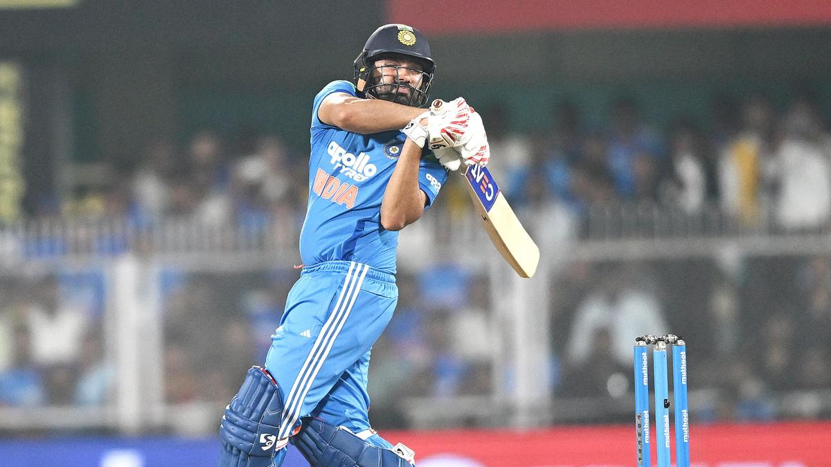 Rohit — letting his bat do the talking