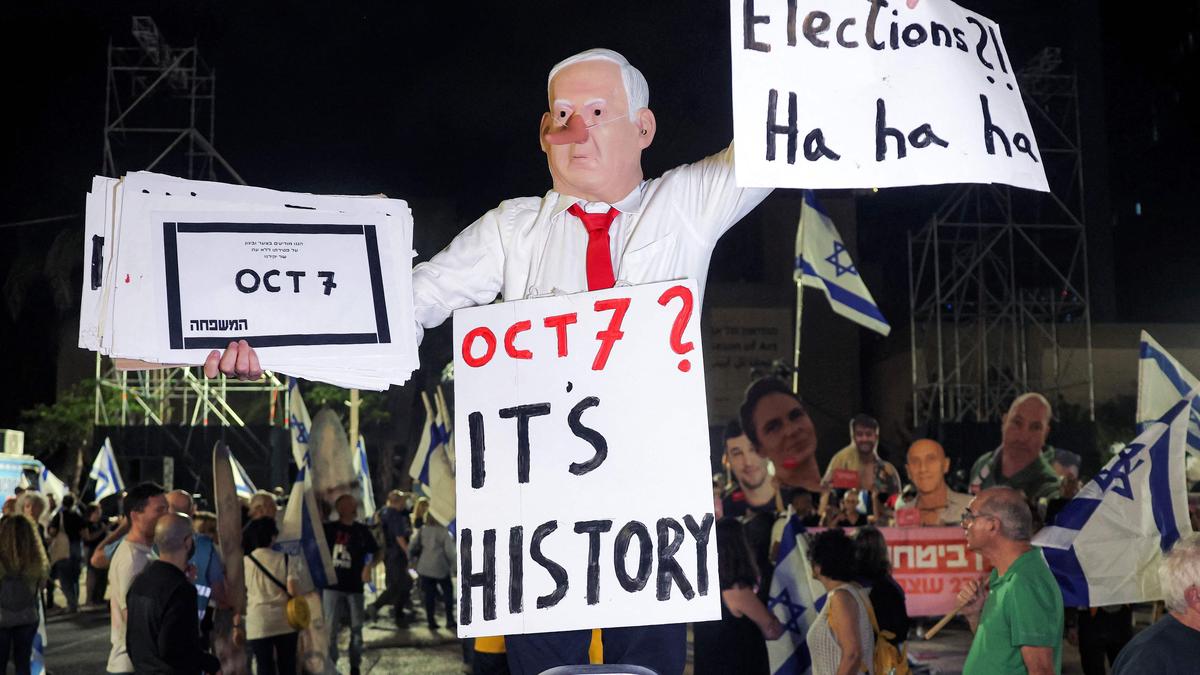 Netanyahu, wanted by ICC, battles for political survival as Israel goes to the polls