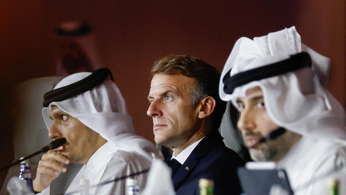 Emmanuel Macron lands in Riyadh on surprise ‘solidarity’ visit