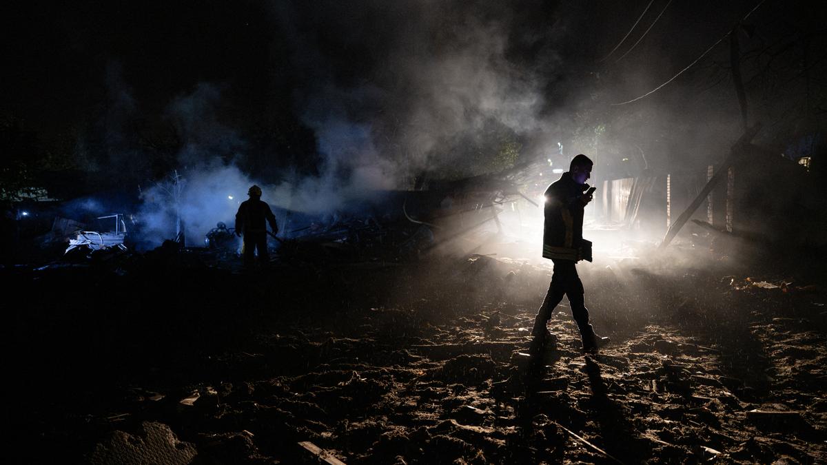 Missiles strike Ukraine’s capital after U.S. envoy visits Russia