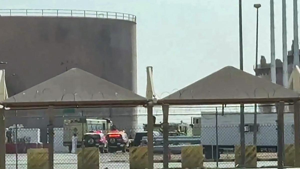 Flames, smoke at Aramco facility south of Saudi capital
