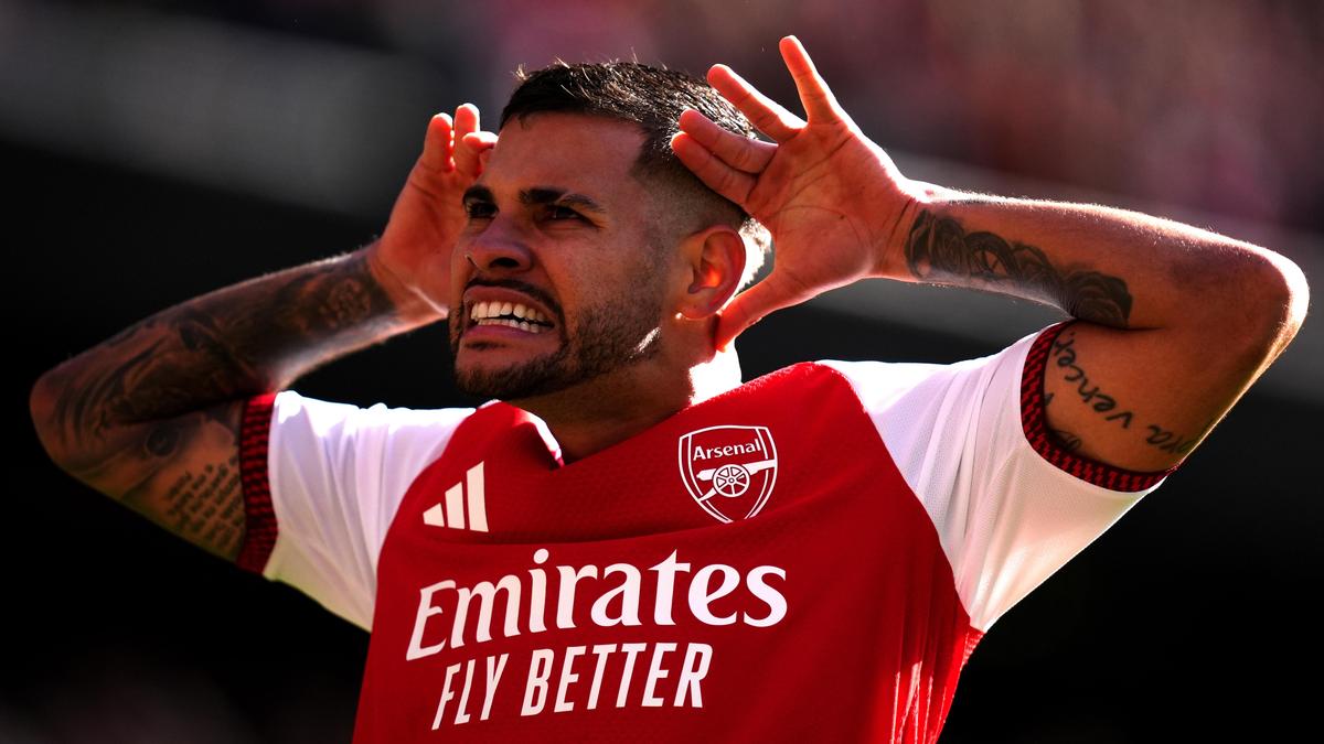 Guimaraes grabs winner as Arsenal rally to beat Leeds