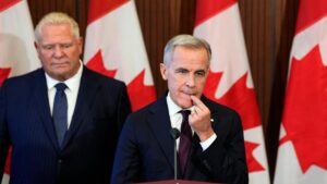 Carney says Trump’s tariffs hurt Americans as U.S. Embassy alleges Canadian interference
