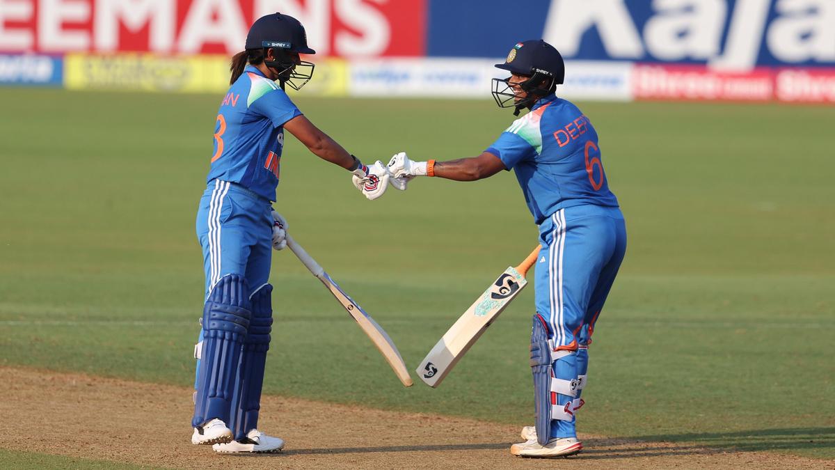 Deepti Sharma says, more than the 100, she was thinking of building partnership with Harmanpreet Kaur
