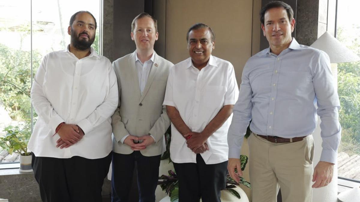 Discussed opportunities for partnerships in conventional, new energy: RIL on Rubio visit
