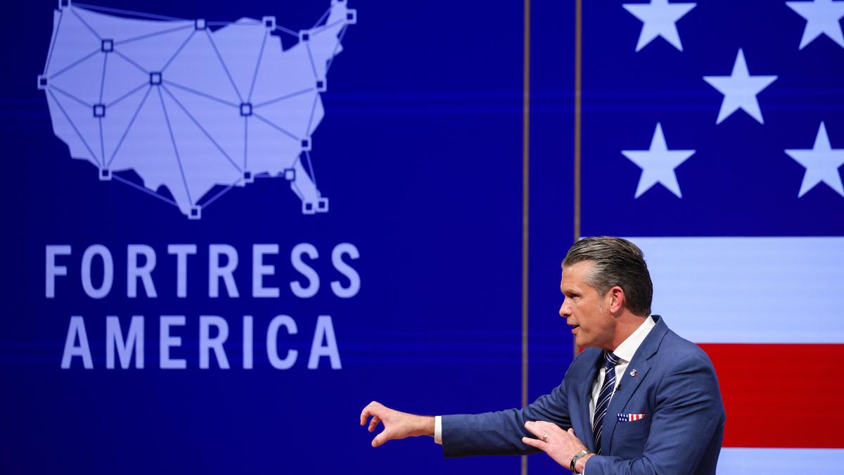 Hegseth announces new drone command, cuts to 20% of generals in ‘State of the Force’ speech