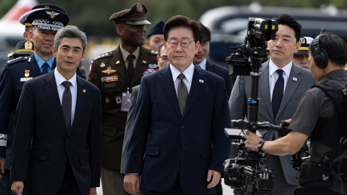 South Korea’s Lee urges North Korea to restore dialogue, pledges military buildup