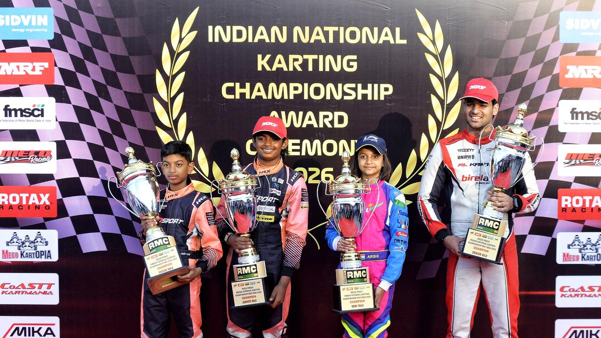 Krish, Rivaan, Arshi and Ayansh win FMSCI Indian National Karting Championship