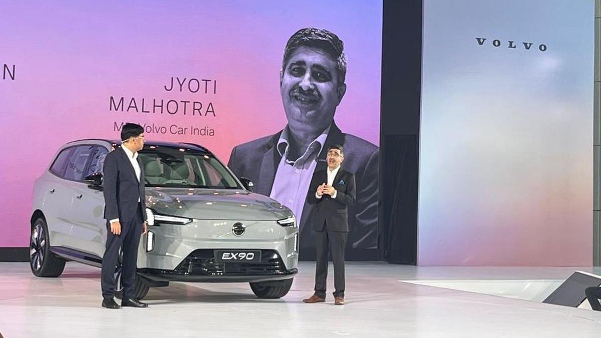 Volvo Car India introduces electric luxury SUV EX90 at ₹1.26 crore